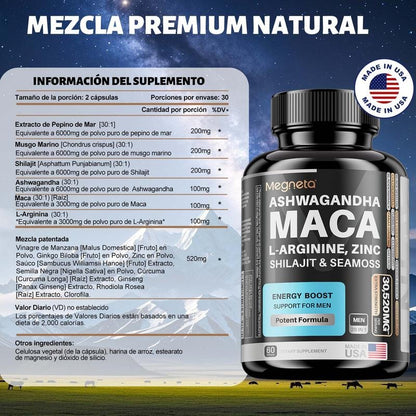 MEGNETA MACA NEGRA PERUANA | MEN