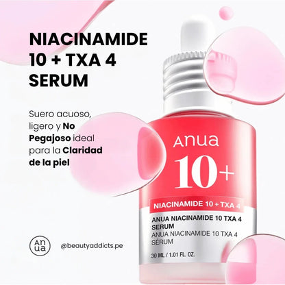 Serum Facial Niacinamide 10% + Txa 4% 30ml Anua